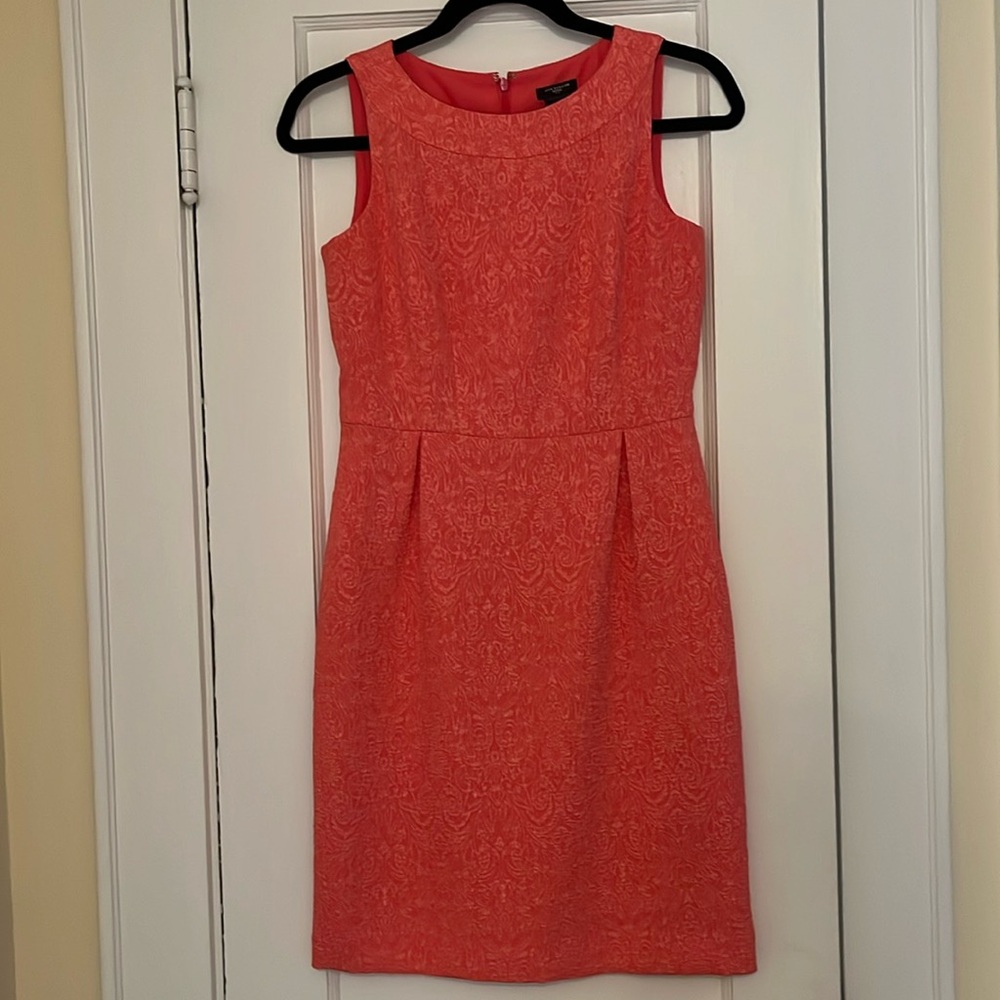 Ann Taylor dress peachy pink size 2